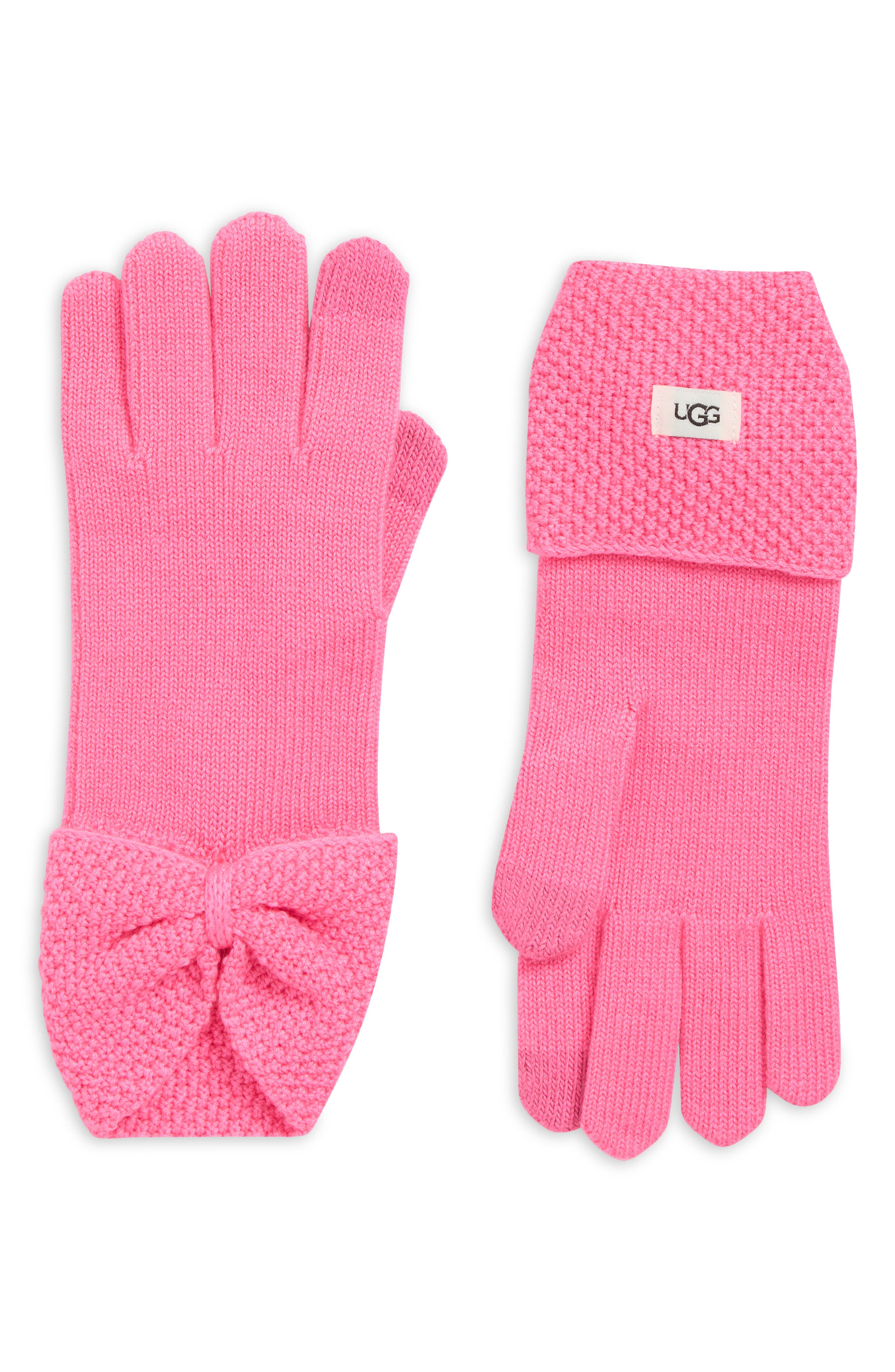 Bow Knit Gloves