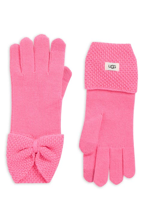 Bow Knit Gloves