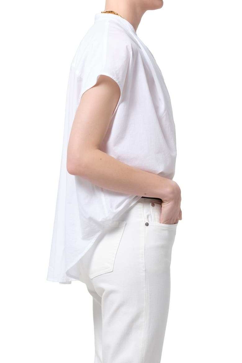 Penelope Cotton Button-Up Shirt, Alternate, color, WHITE