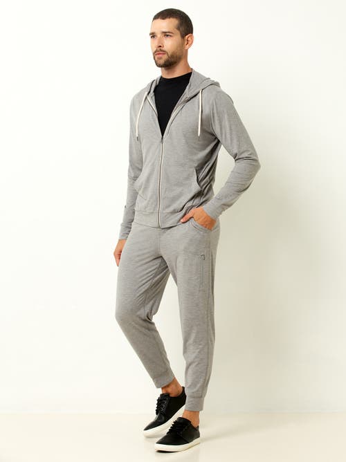 Single Stitch Everyday Drawstring Jogger In Gray
