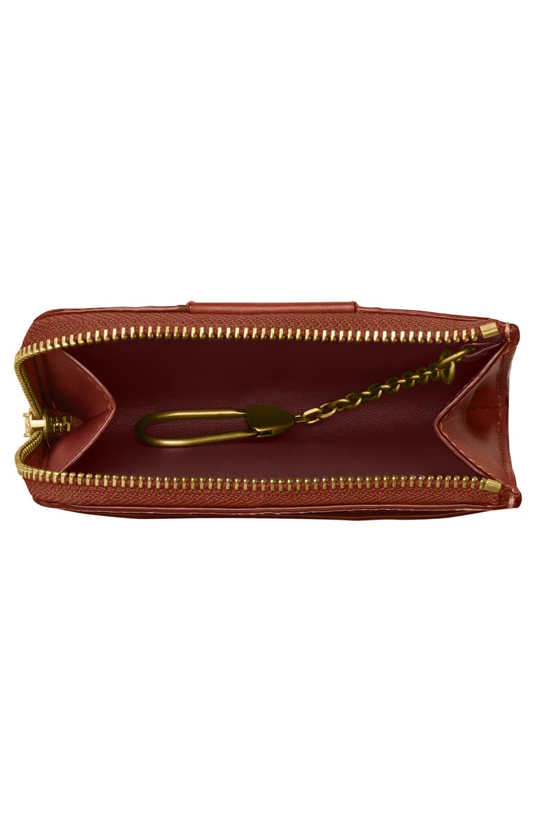 COACH Essential Signature Coated Canvas & Leather Card Case, Alternate, color, 