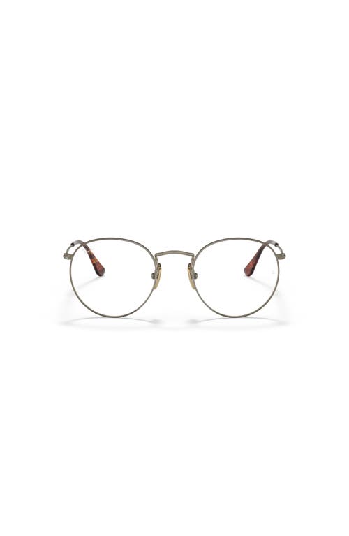 Ray Ban Ray-ban 50mm Square Optical Glasses In Gray