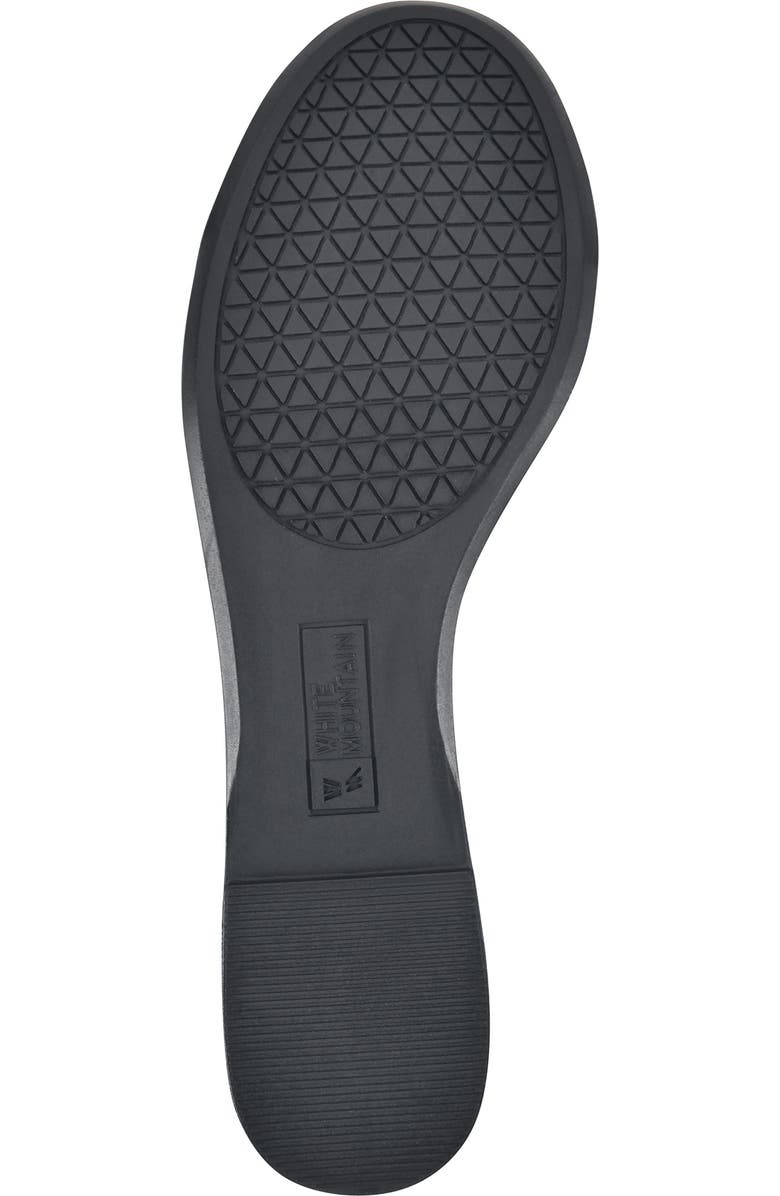 White Mountain Footwear Sunnyside II Ballet Flat - Wide Width, Alternate, color, Navy/ Smooth