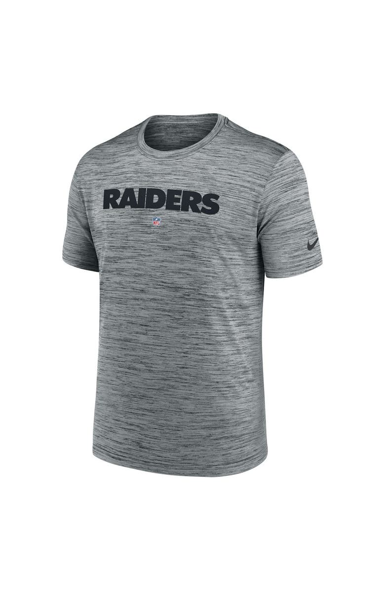 Nike Men's Nike Gray Las Vegas Raiders Velocity Performance T-Shirt, Alternate, color, Gray