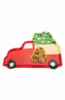 Godinger Holiday Car & Tree Platter