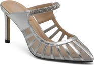 Charles by Charles David Swell Crystal Strap Mesh Mule