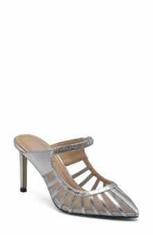 Charles by Charles David Swell Crystal Strap Mesh Mule