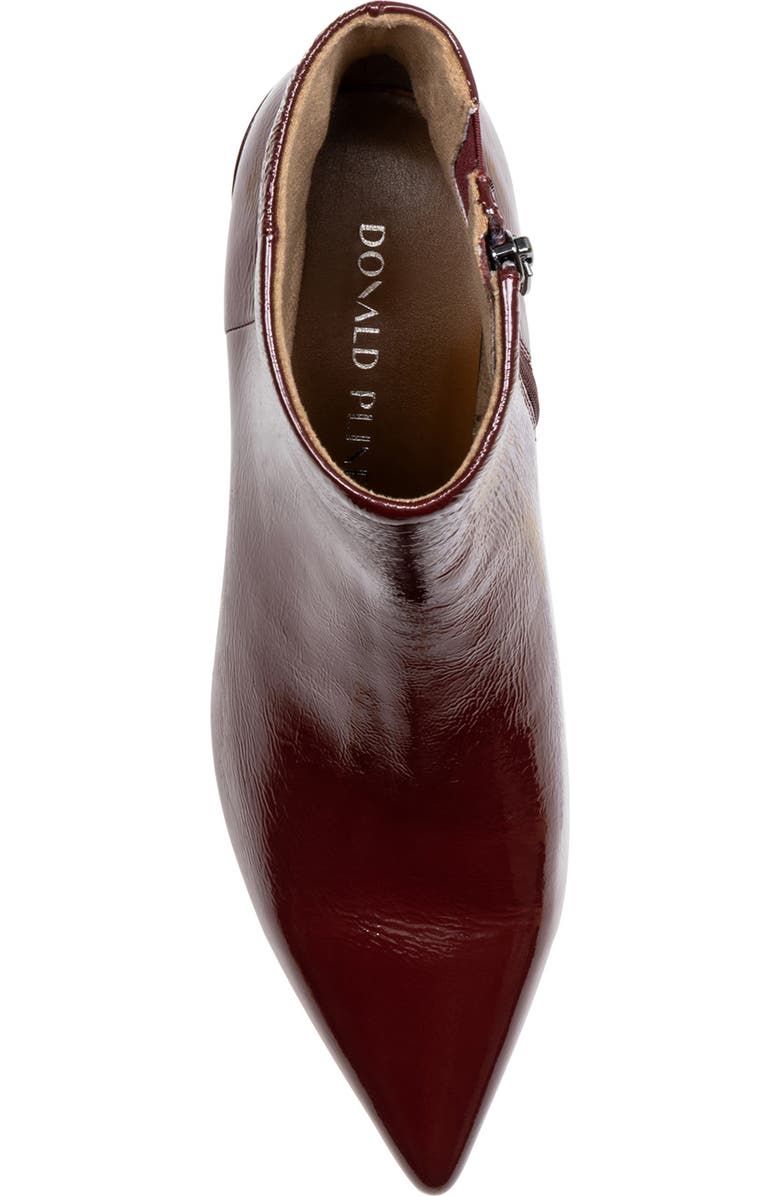 Donald Pliner Kitten Heel Pointed Toe Bootie, Alternate, color, Bordeaux