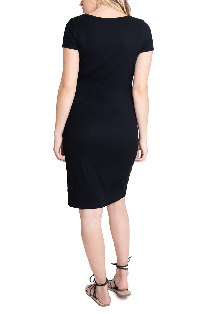 Ingrid & Isabel<sup>®</sup> Short Sleeve Maternity Dress, Alternate, color, 