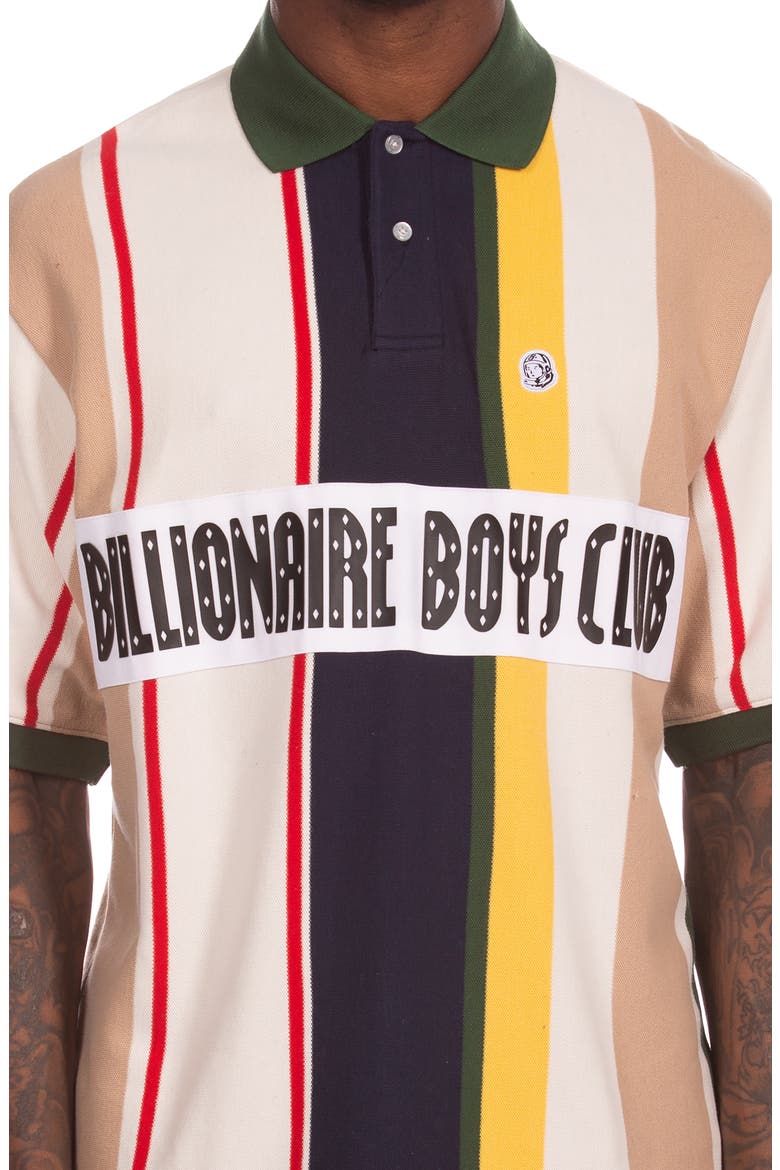 Outback Stripe Polo, Alternate, color, SESAME