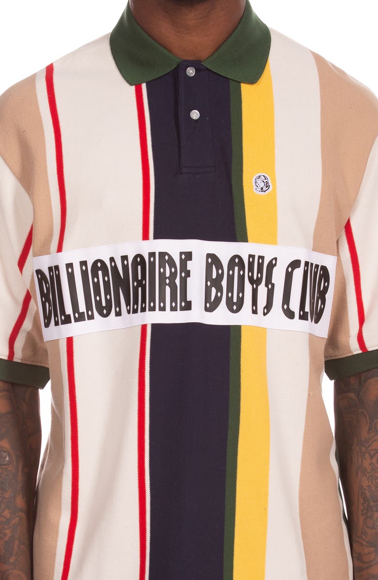 Billionaire Boys Club Outback Stripe Polo, Alternate, color, Sesame