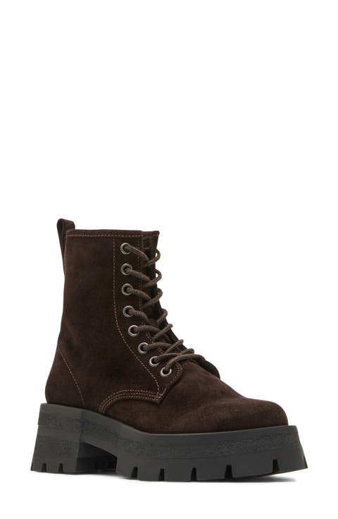 Rascal Lug Sole Combat Boot (Women)