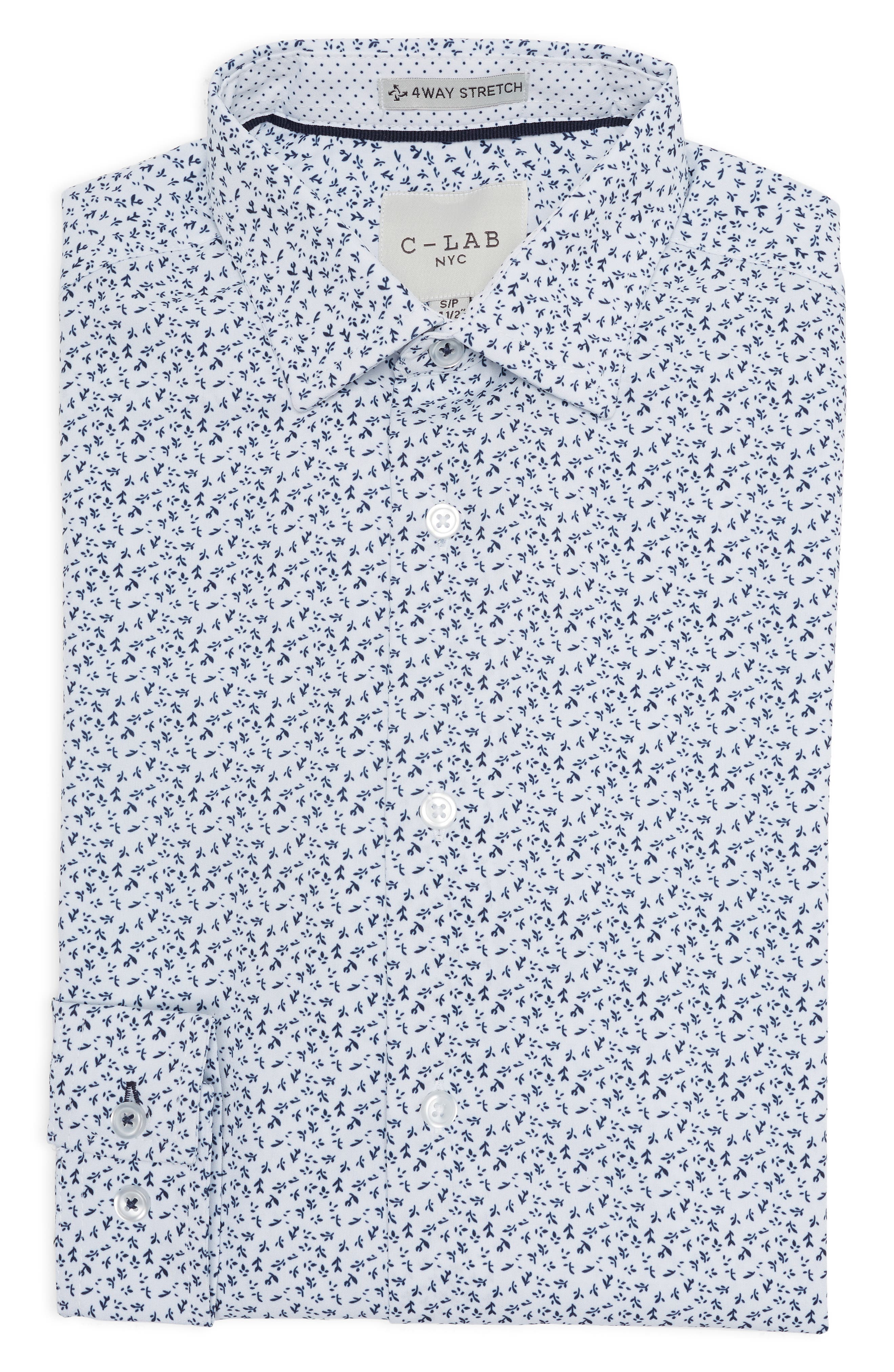 Men's White Wing Collar Shirt With Bow Tie NEW