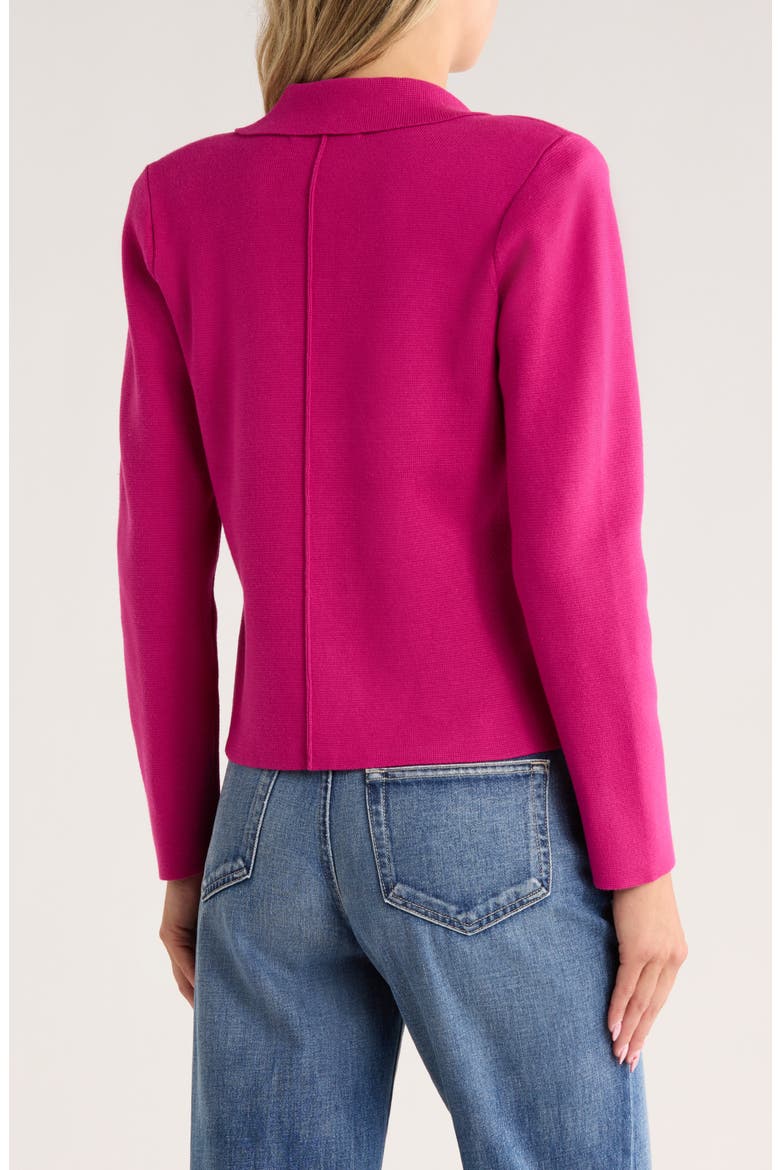 Sofia Knit Blazer, Alternate, color, RUBY