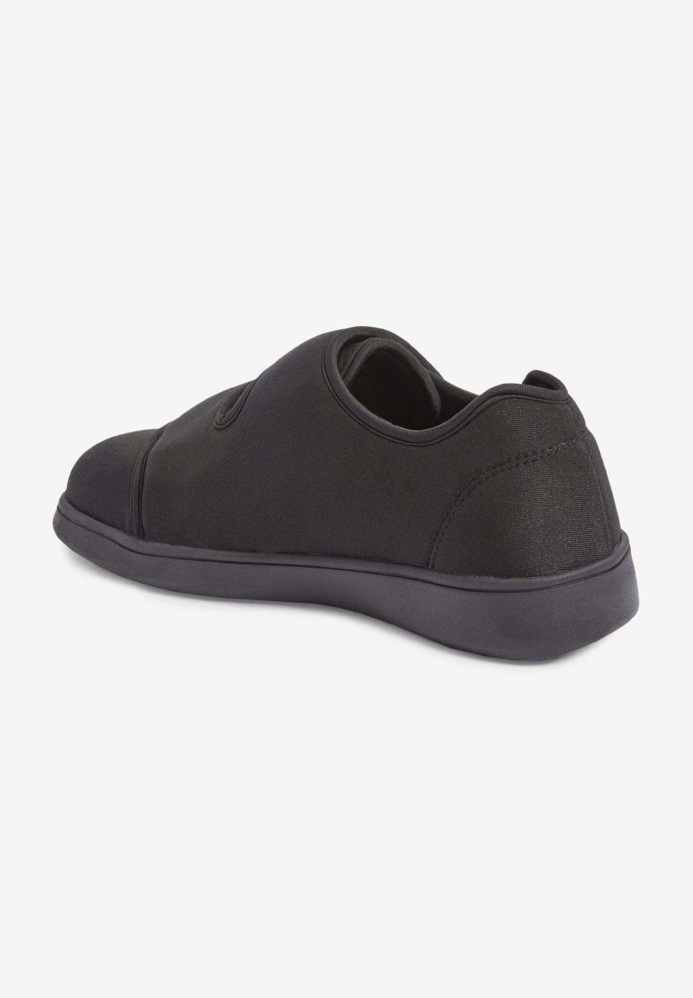 Comfortview The Extra Wide Microbacterial Walking Shoe, Alternate, color, Black