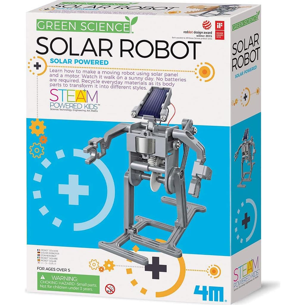 4M Green Science Solar Robot STEM Educational Kit in Multicolored  product