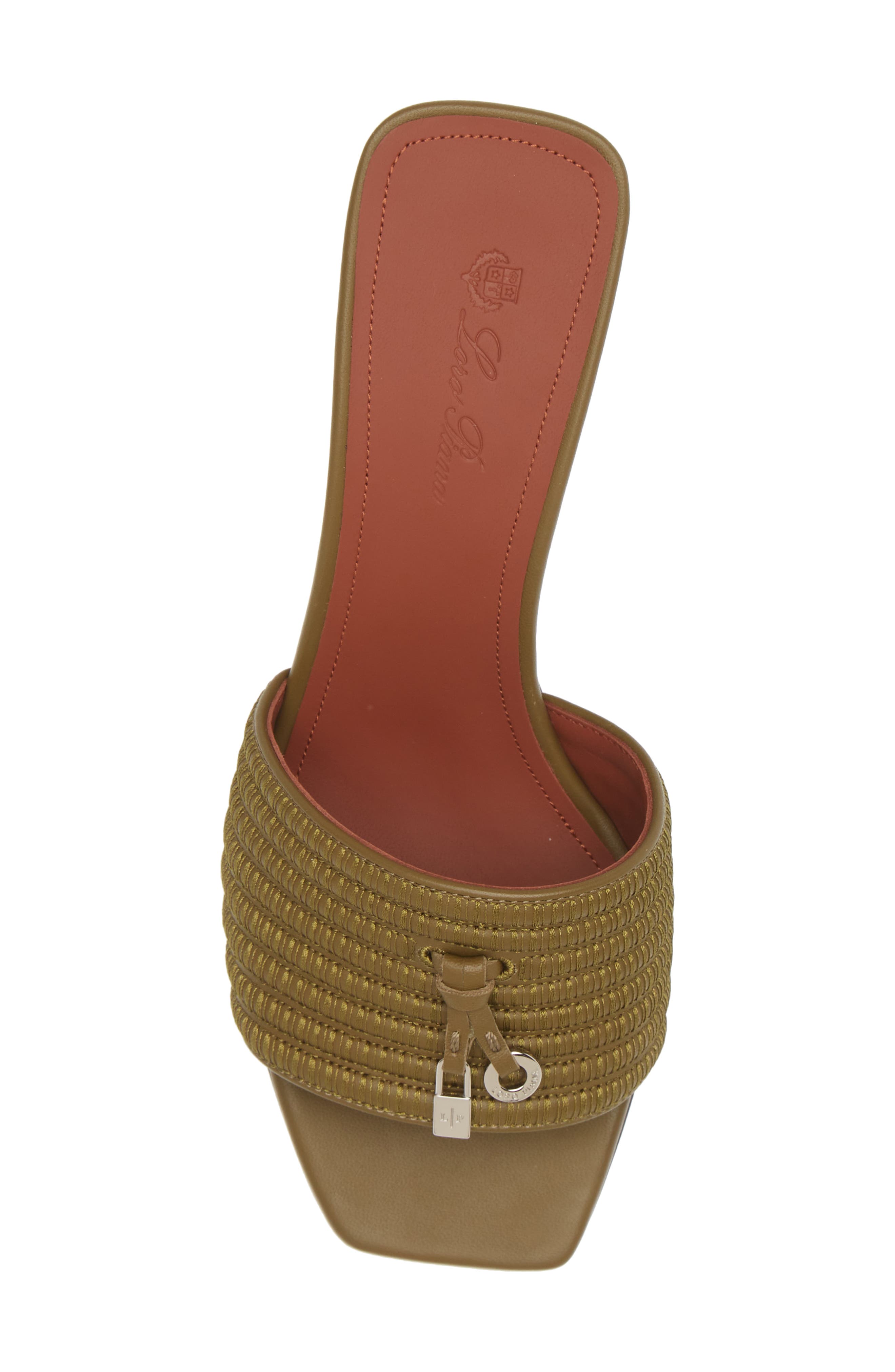 Loro Piana Spritely Charms Block Heel Sandal, Alternate, color, 