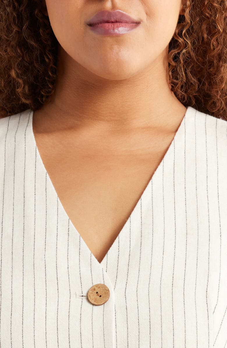 Jones New York Pinstripe Vest, Alternate, color, 