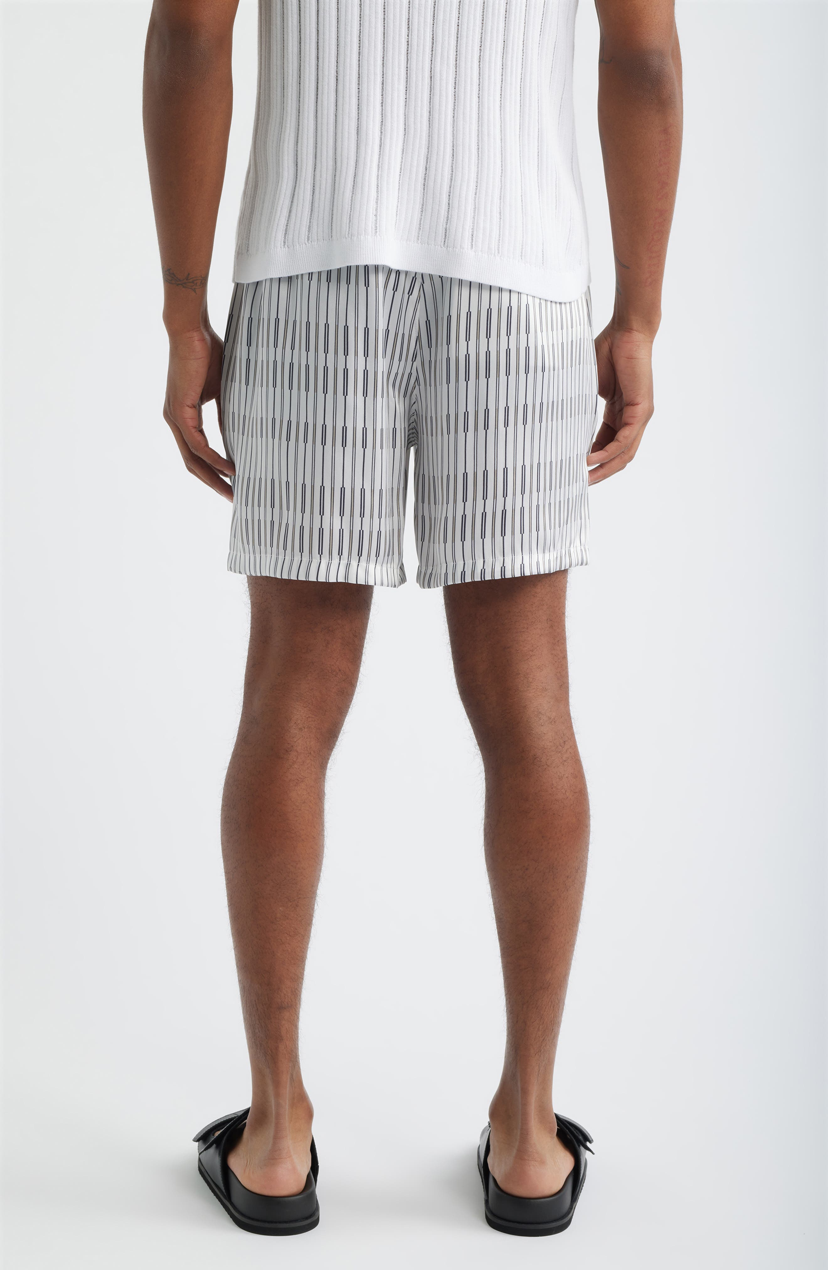 Satin Drawstring Shorts - image 4