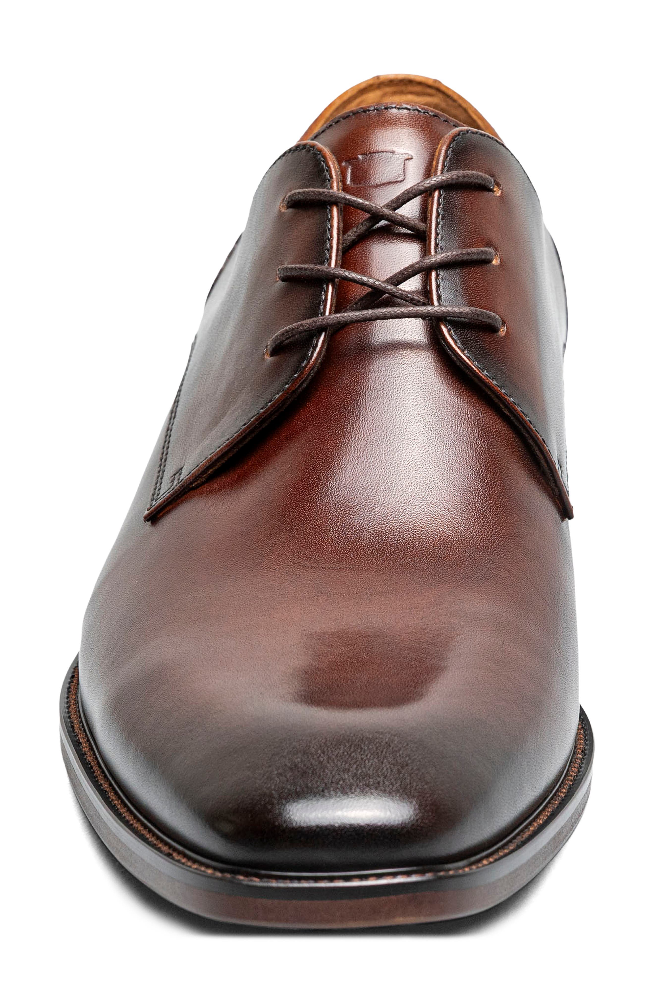 Sorrello Lux Plain Toe Derby, Alternate, color, BROWN