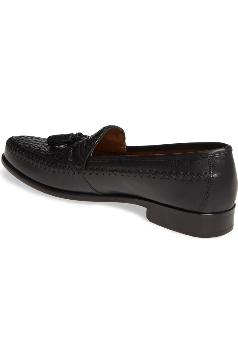 Johnston & Murphy Domani Woven Tassel Loafer, Alternate, color,