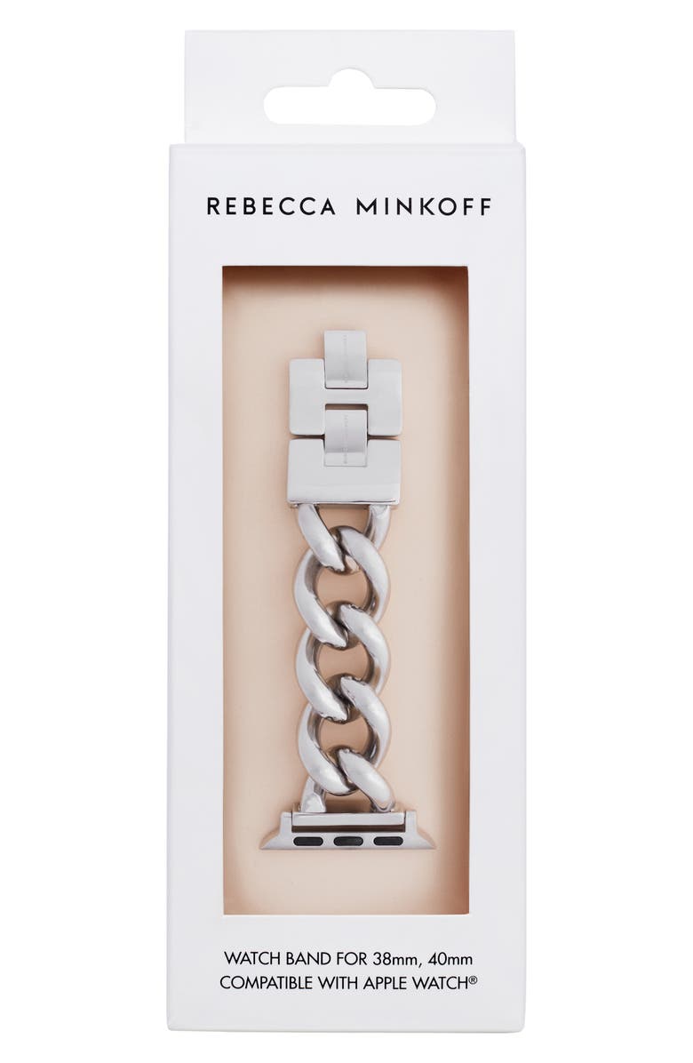 Rebecca Minkoff Curb Link Apple Watch<sup>®</sup> Bracelet Strap, Alternate, color,