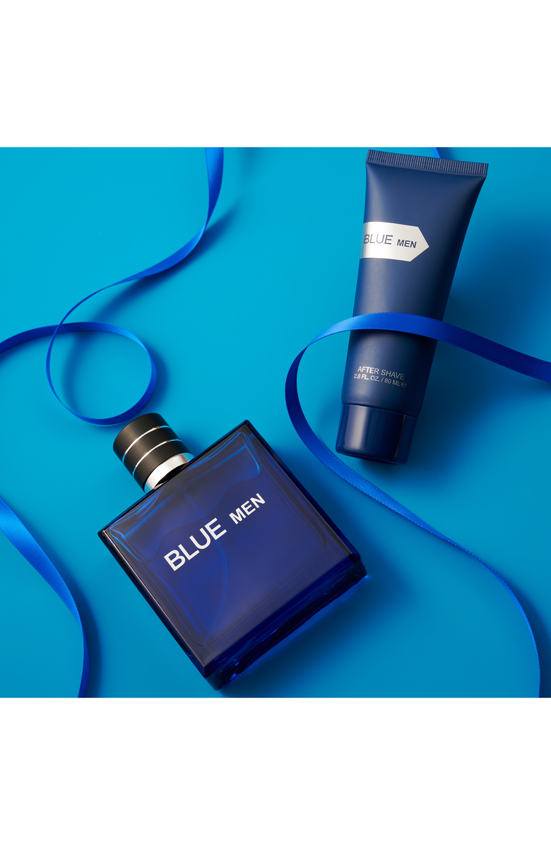 Lovery Blue Men's Perfume and After Shave Set, Alternate, color, Blue