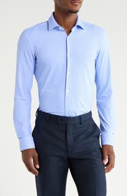BOSS Kenno Trim Fit Performance Dress Shirt