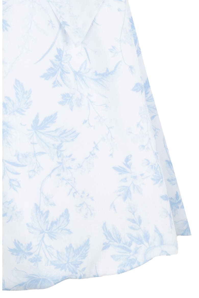 Kids' Floral Bow Dress, Alternate, color, BLUE