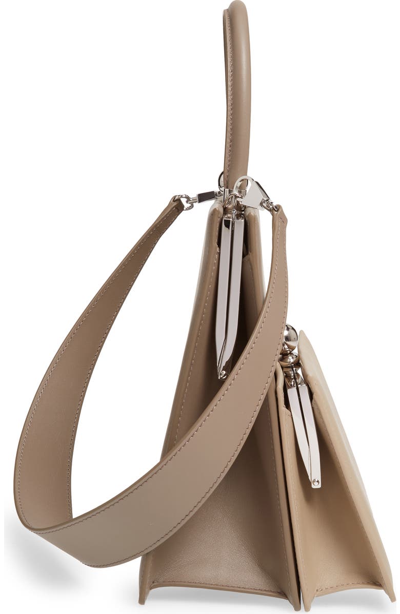 Ratio et Motus Twin Frame Leather Satchel, Alternate, color,