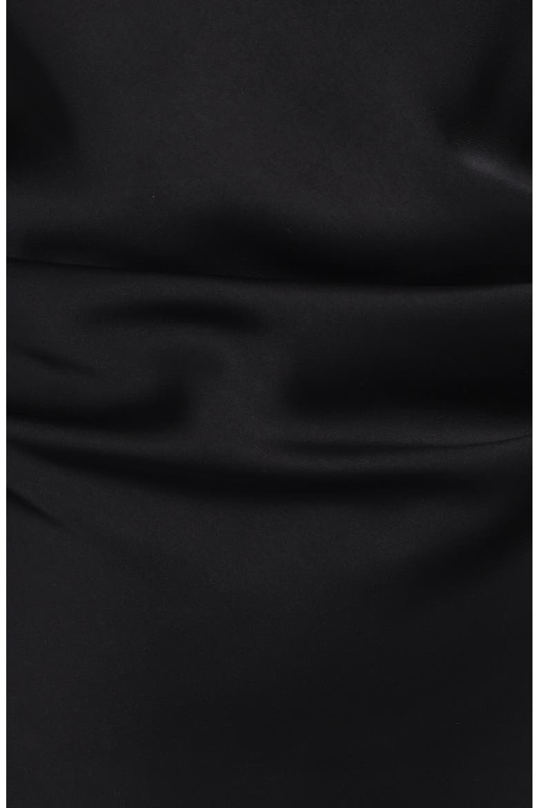 Kalyssa Long Sleeve Cocktail Dress, Alternate, color, BLACK