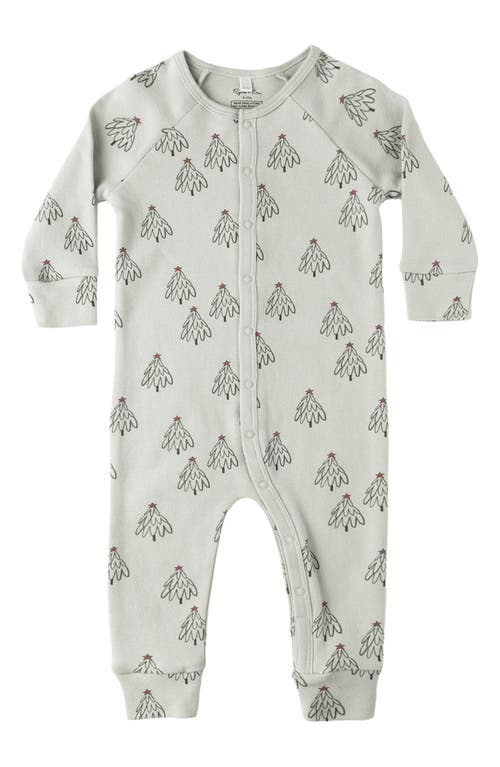 Quincy Mae Cotton Jersey Pajamas In Green