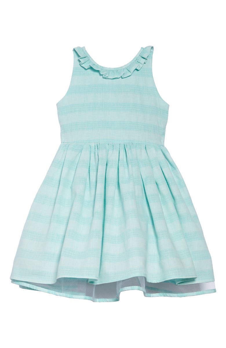 Ava & Yelly Shadow Stripe Party Dress, Main, color,