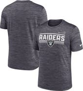 Nike Men's Nike Anthracite Las Vegas Raiders Yardline Velocity Performance T-Shirt