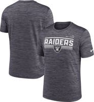 Nike Men's Nike Anthracite Las Vegas Raiders Yardline Velocity Performance T-Shirt