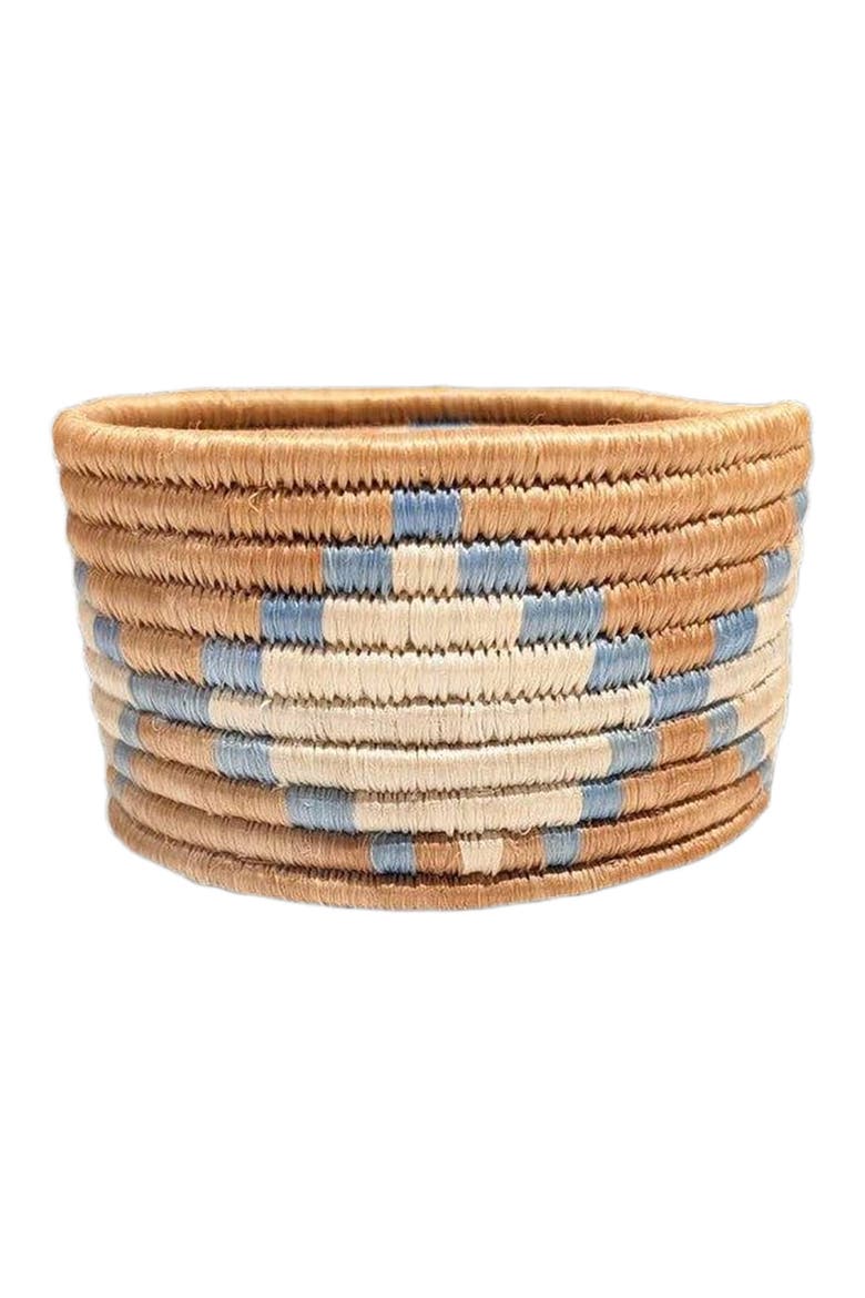 Woven Trinket Basket, Main, color, Blue