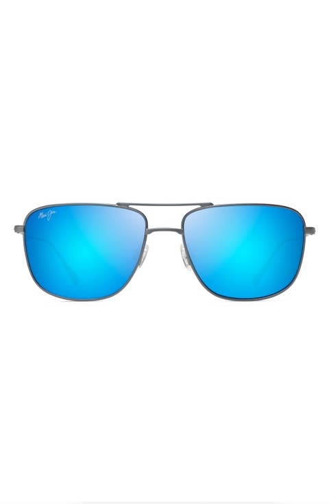 Mikioi 54mm PolarizedPlus2® Aviator Sunglasses