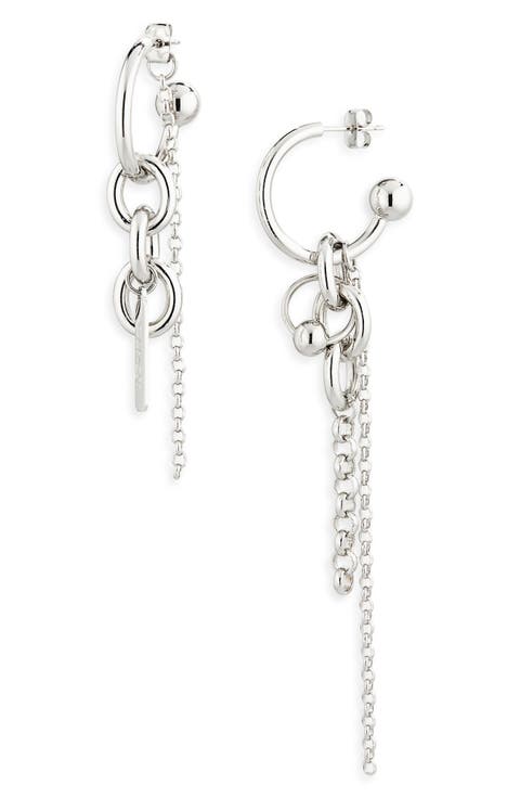 Lewis Mismatched Hoop Earrings