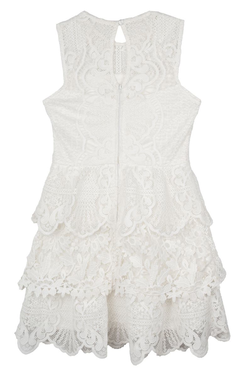 Rare Editions Kids' Lace Party Dress, Alternate, color, 