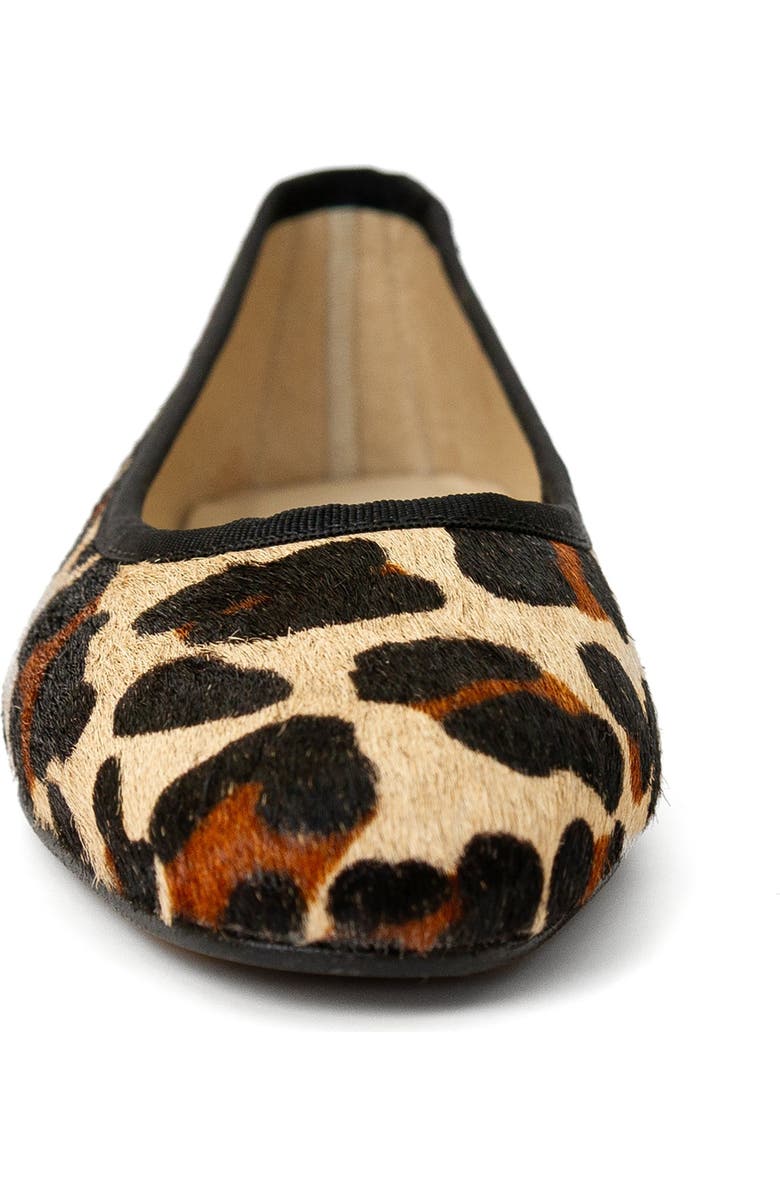 Menina Step Sandrine Ballet Flat, Alternate, color, Leopard Print