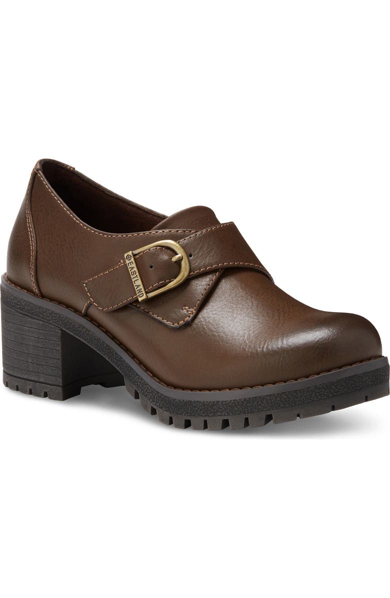 Eastland Nadia Buckle Loafer, Main, color, Brown