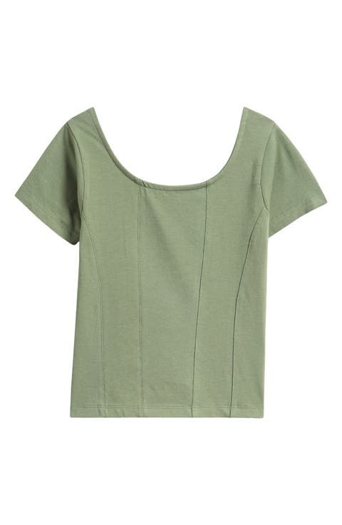 Kids' Seamed Knit Top (Big Kid)