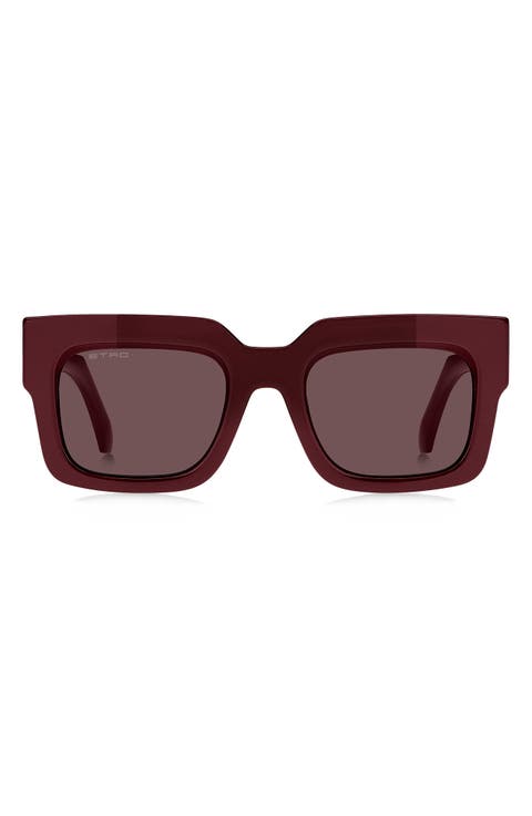 52mm Rectangular Sunglasses