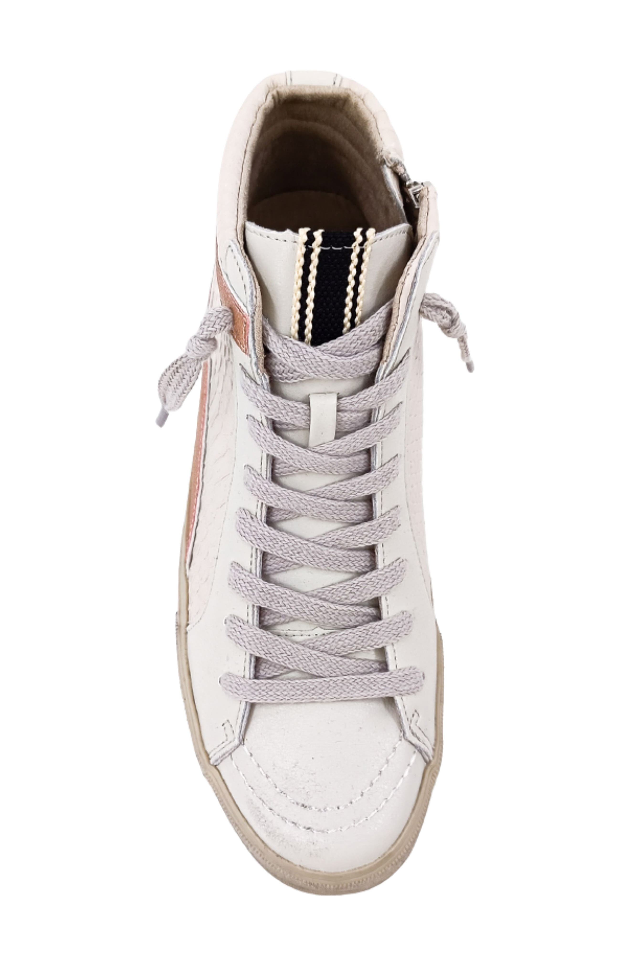 SHUSHOP Rooney High-Top Sneaker, Alternate, color, Taupe Snake