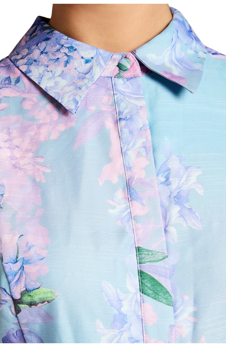 Coast Collared Wide Leg Belted Jumpsuit, Alternate, color, Navy