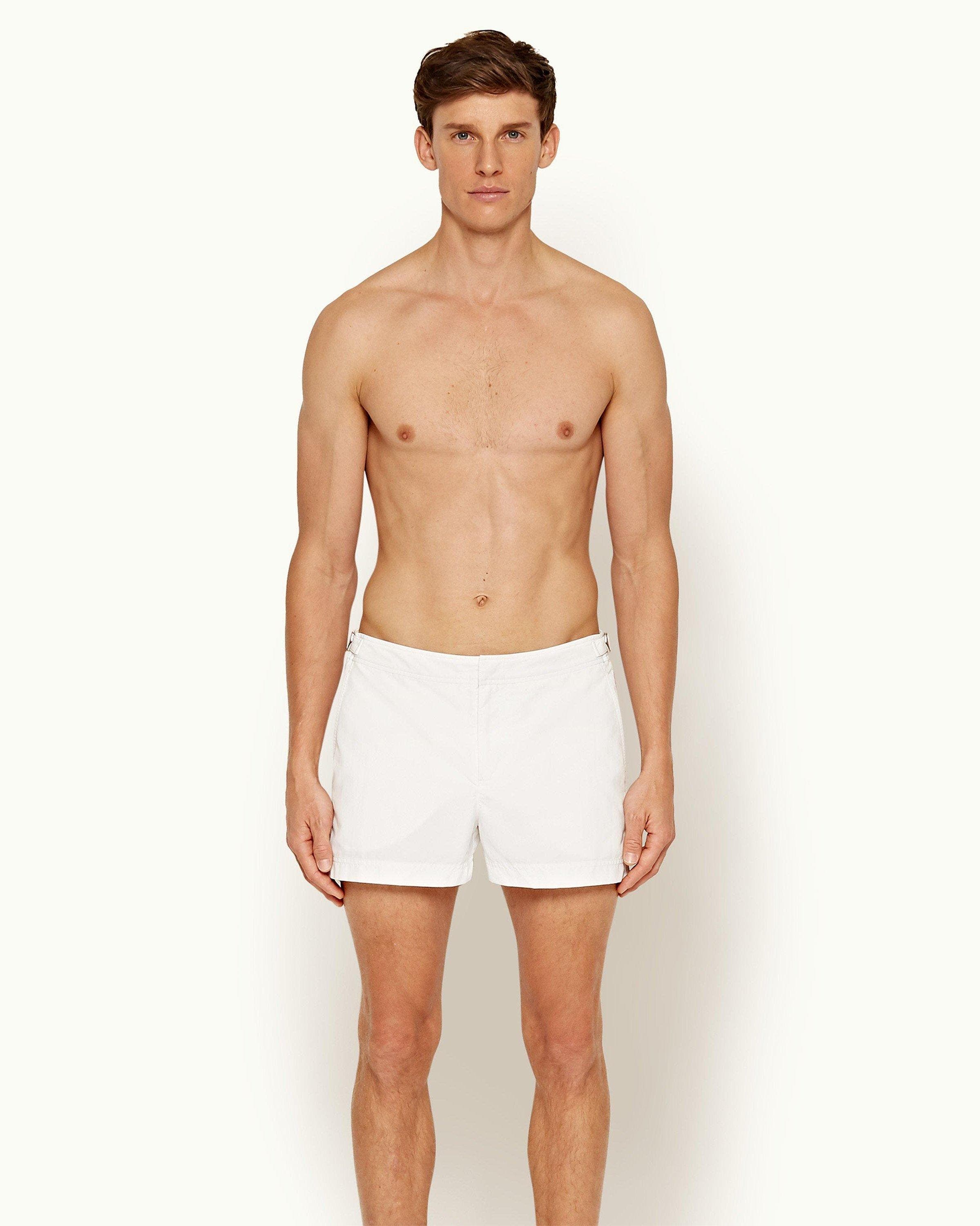 Orlebar Brown Springer Tailored-fit Swim Shorts In White