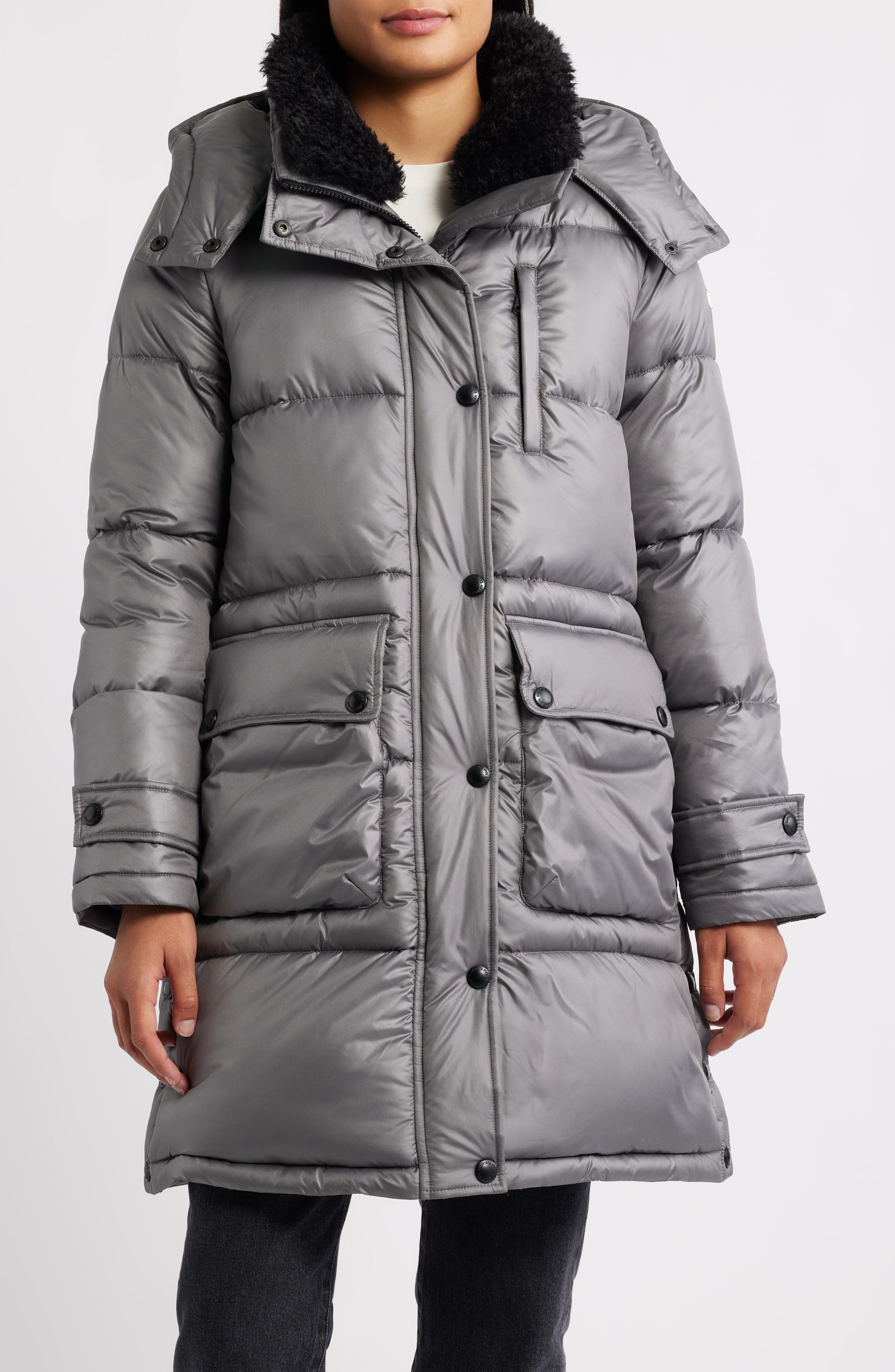 Puffer Coat with Removable Hood - image 3