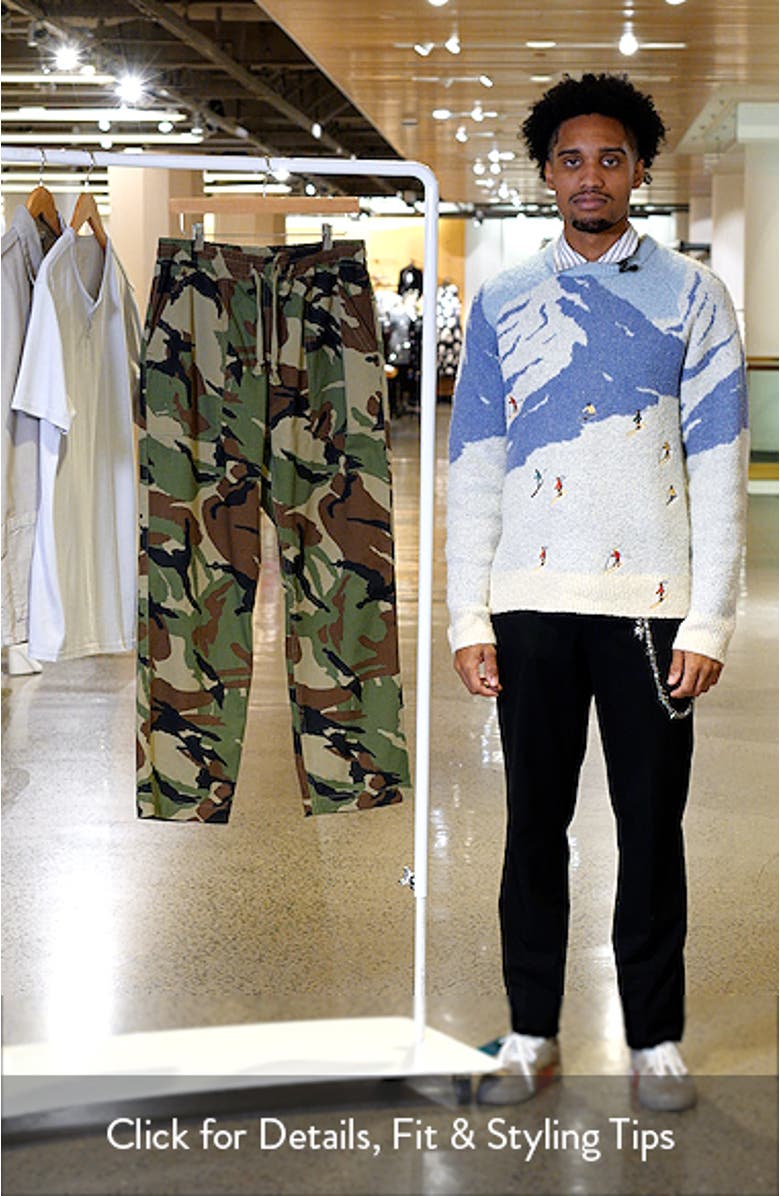 Woodland Camo Print Chef Pants, sales video thumbnail