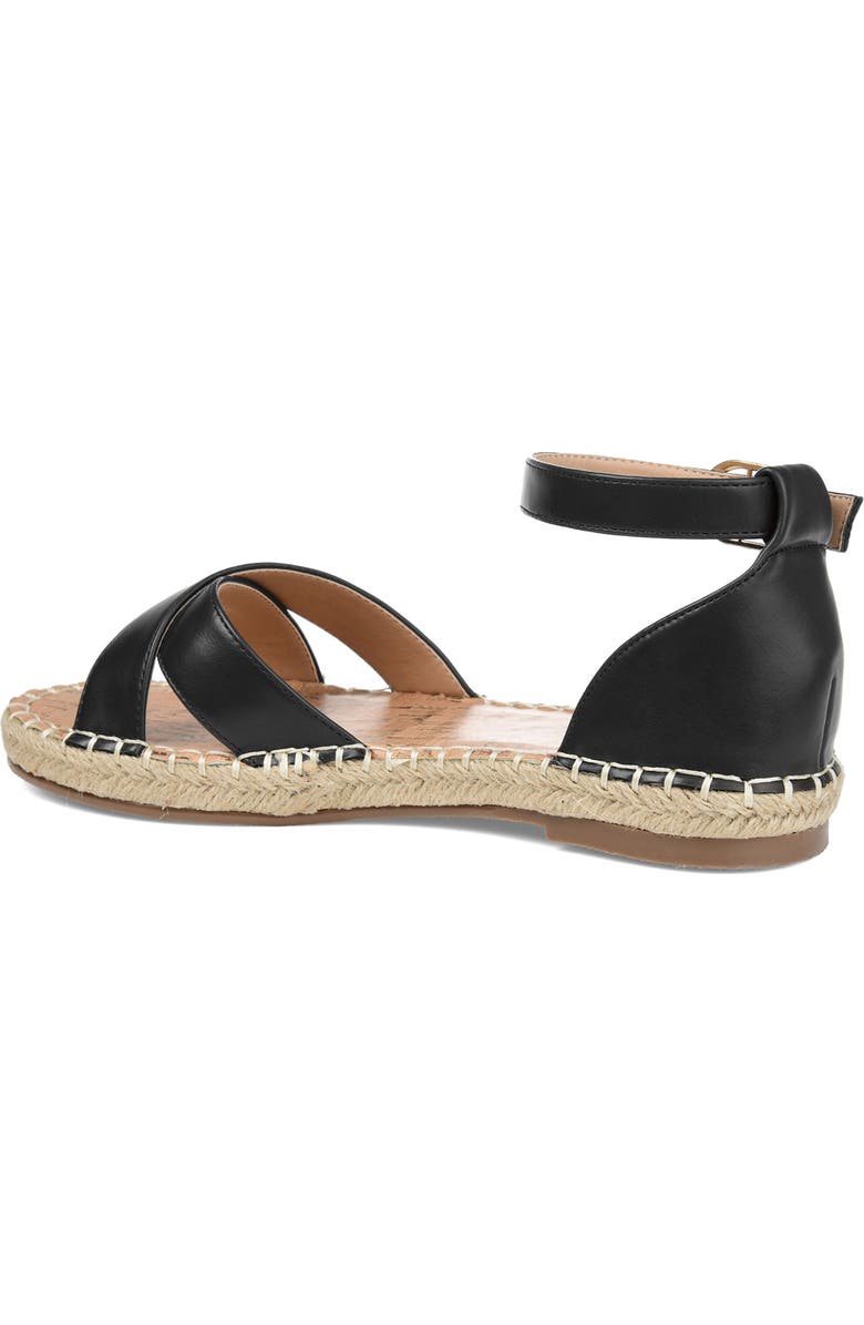 Journee Collection Lyddia Ankle Strap Espadrille Sandal - Wide Width, Alternate, color,