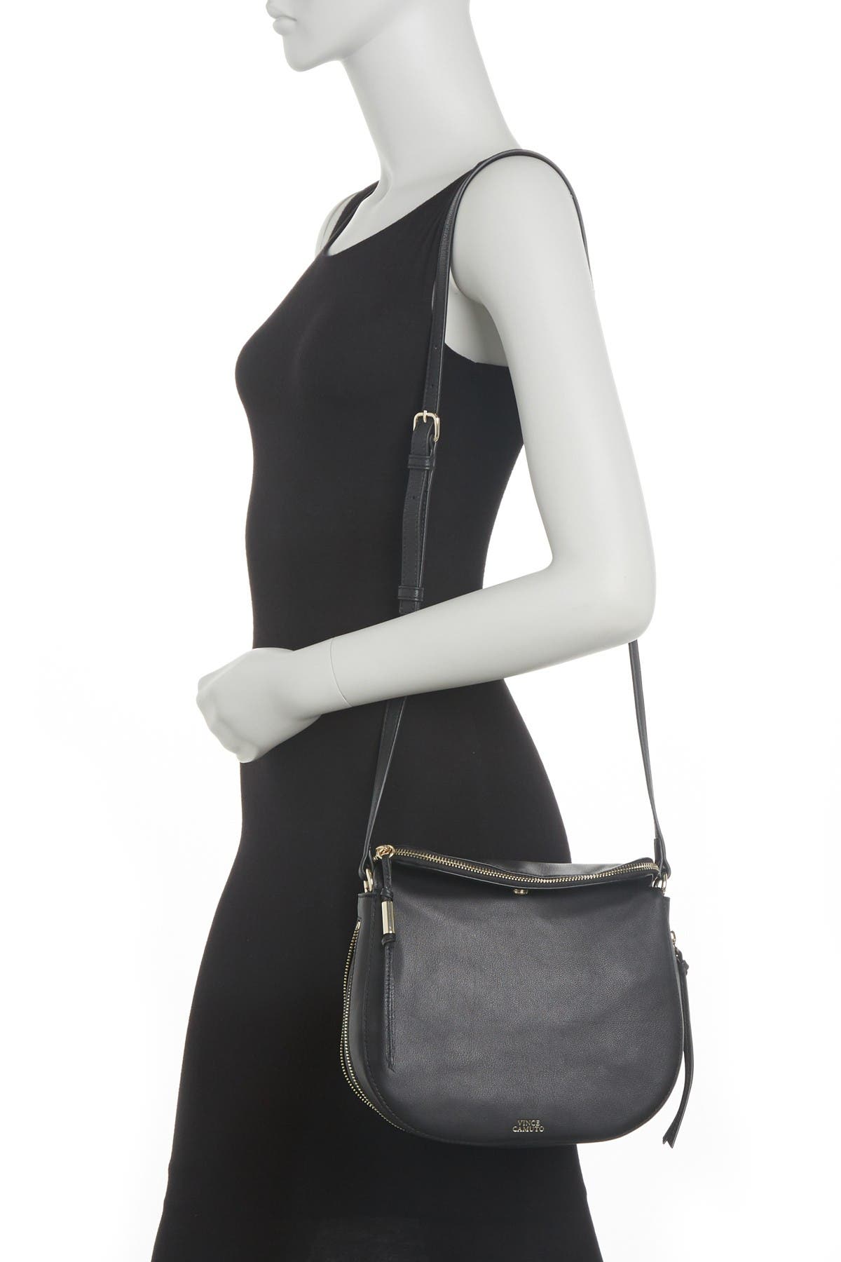 Vince Camuto Kenzy Large Leather Crossbody Bag, Alternate, color, 